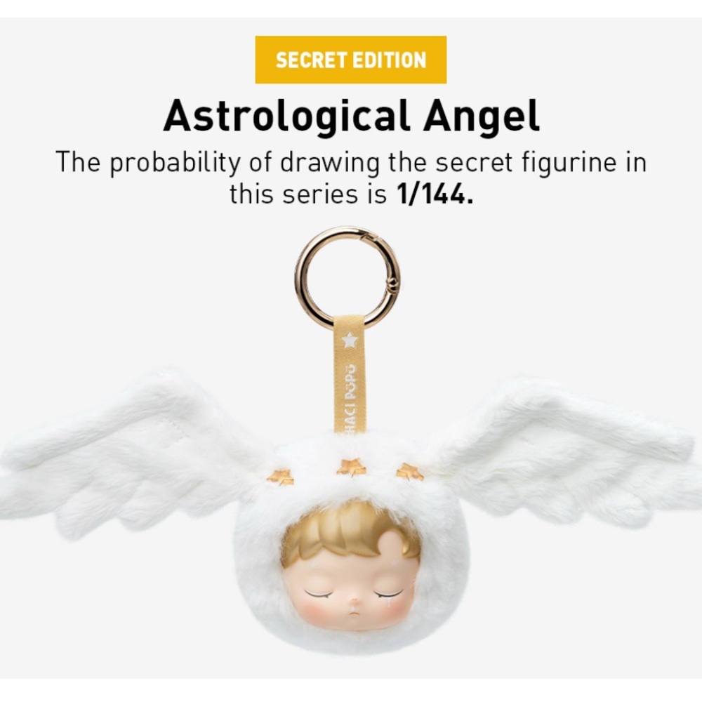 White Angel Wing Keychain for Kids